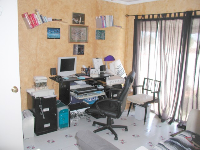 office with original linoleum tiles